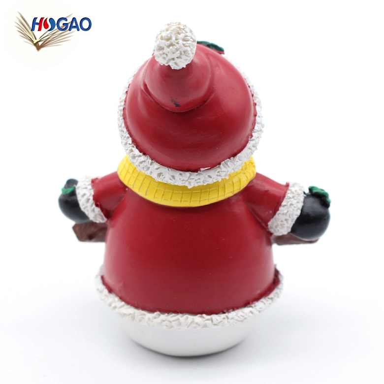 Christmas Series Gift Items Home Decor Resin Christmas Snowman Ornaments for Holiday Gifts