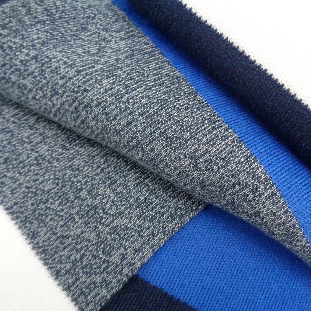 Custom Warm Knitted Men Acrylic Color Stripe Scarf