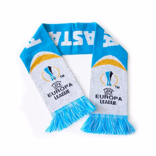 Custom Wholesale Men Knitted Jacquard OEM ODM Logo Acrylic Scarf