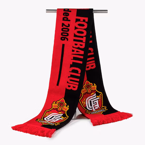 Custom Wholesale Knitted Men Jacquard Scarf